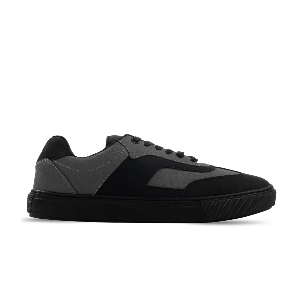 Glide Deep Grey Layered Panel Sneakers