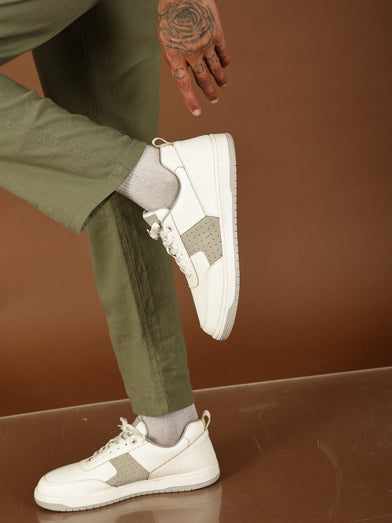 Men’s Grey Sneakers for Everyday Wear – Minimal Design | Ethik Ace Grey