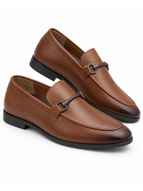 XFactr Brown Bit Loafers
