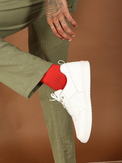 Men’s White Sneakers for Everyday Style – Vegan Leather | Ethik Ace White