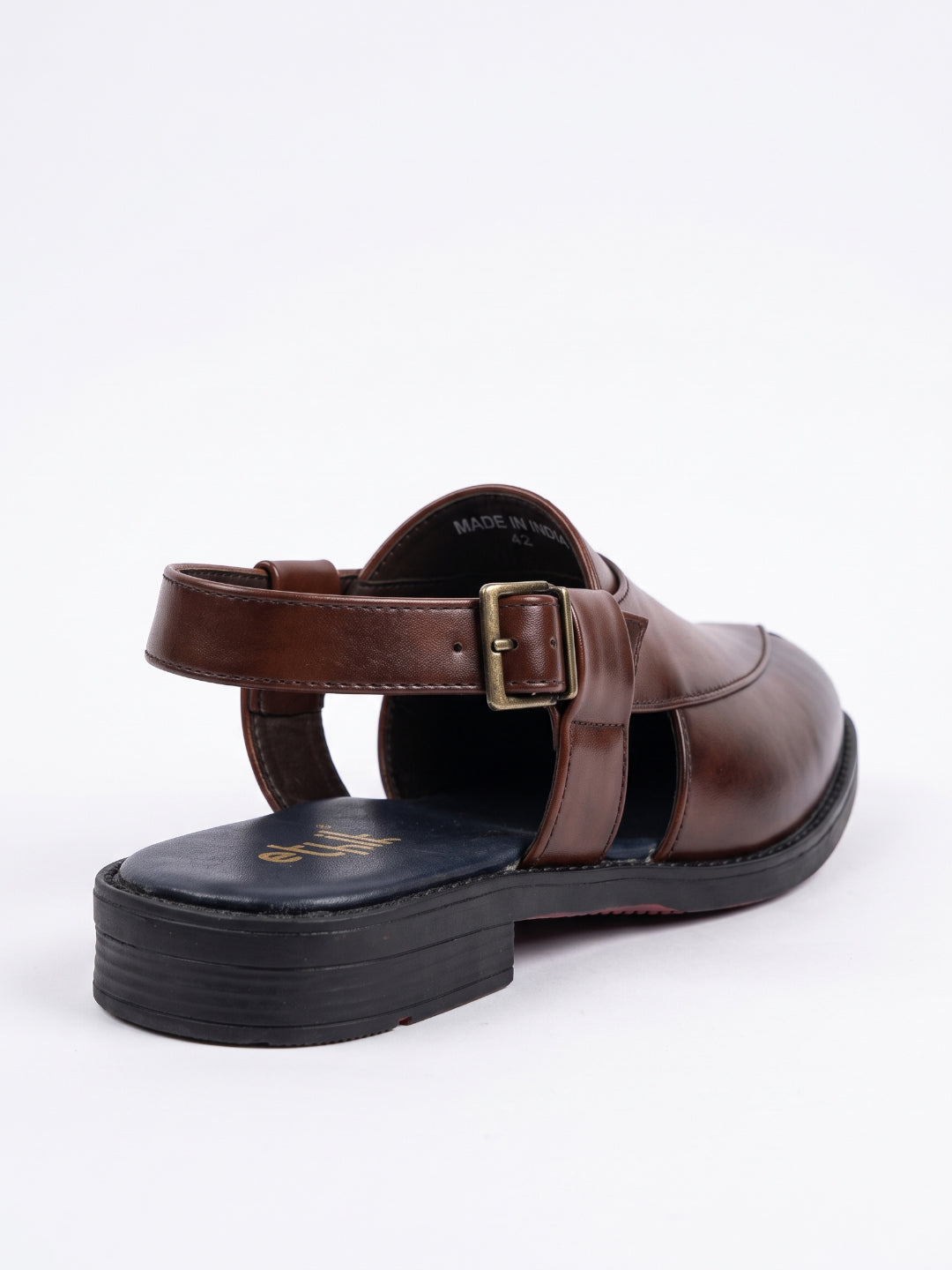 Ethik Utsav Tan Peshawari Sandal for Men