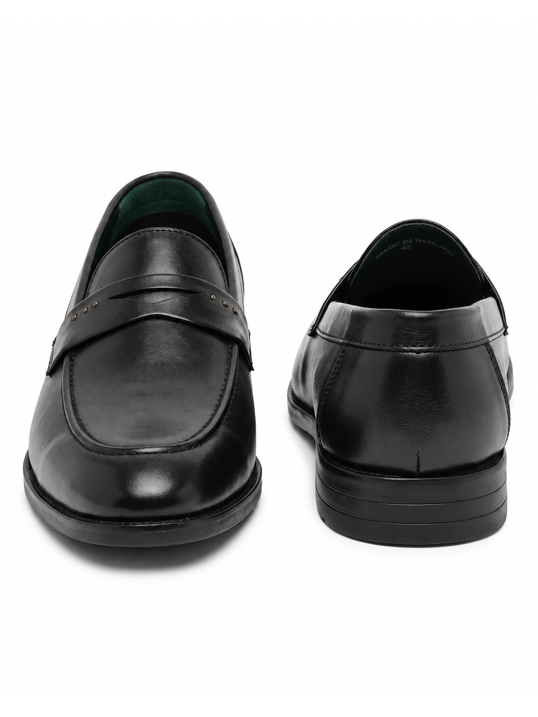 Alpha Black Penny Loafers