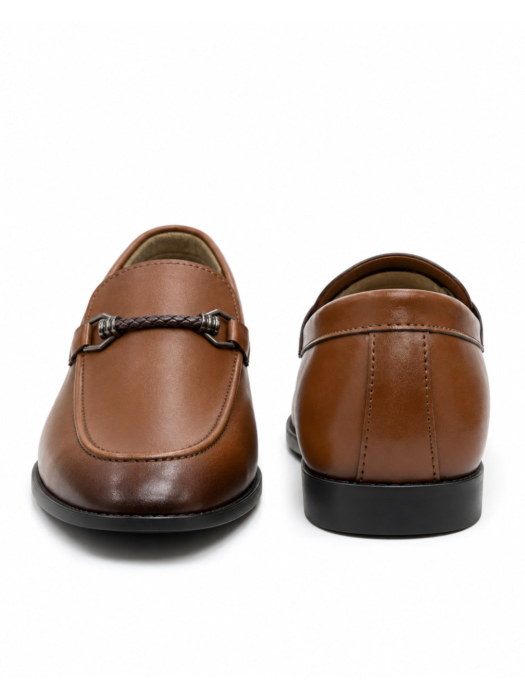 XFactr Brown Bit Loafers