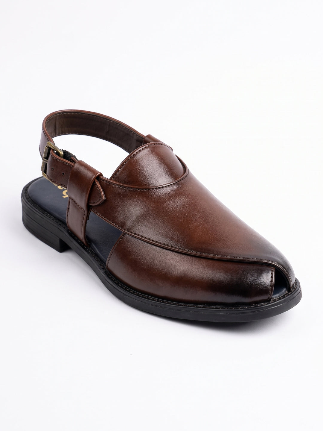 Ethik Utsav Tan Peshawari Sandal for Men