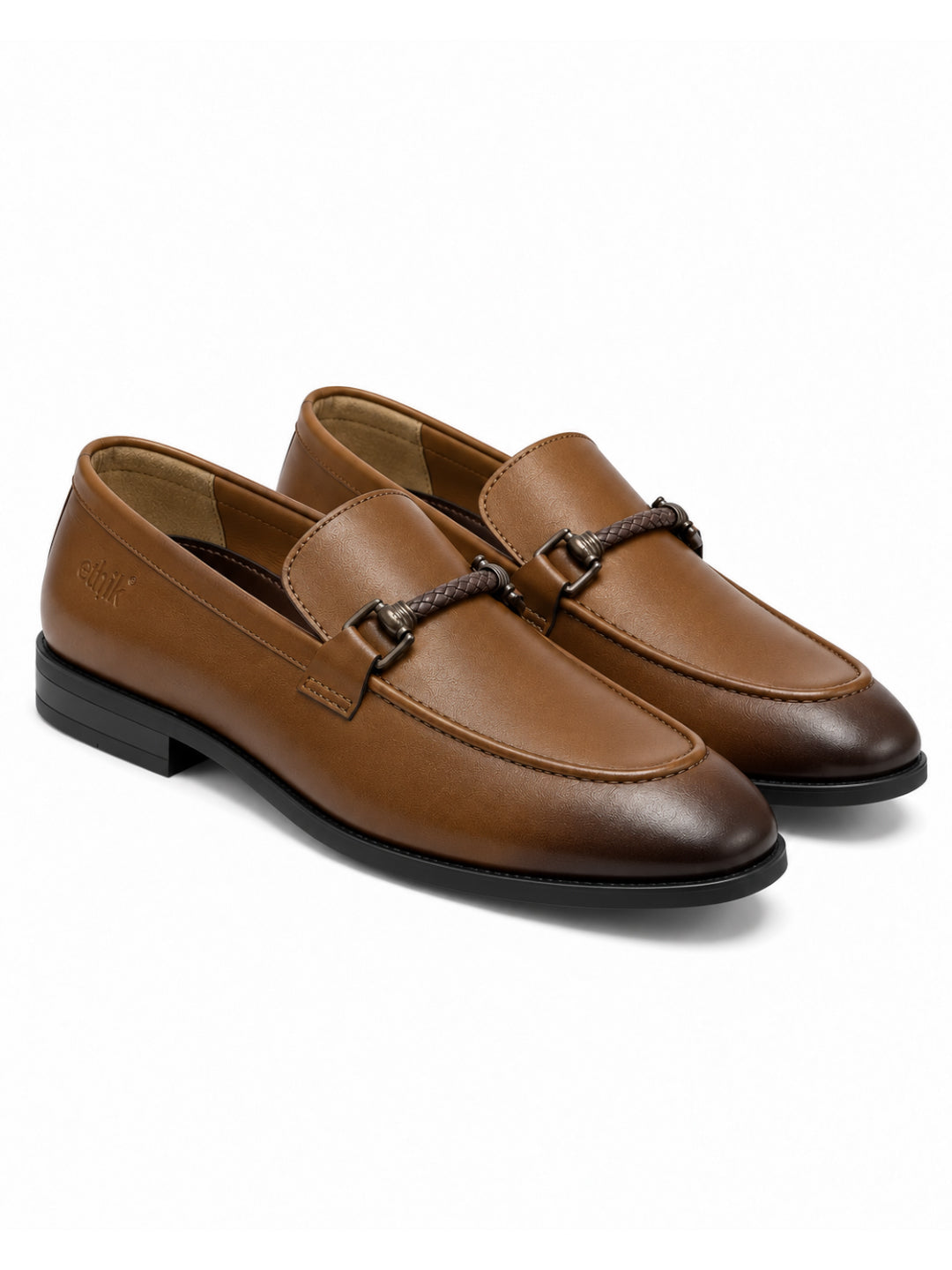 XFactr Camel Tan Bit Loafers