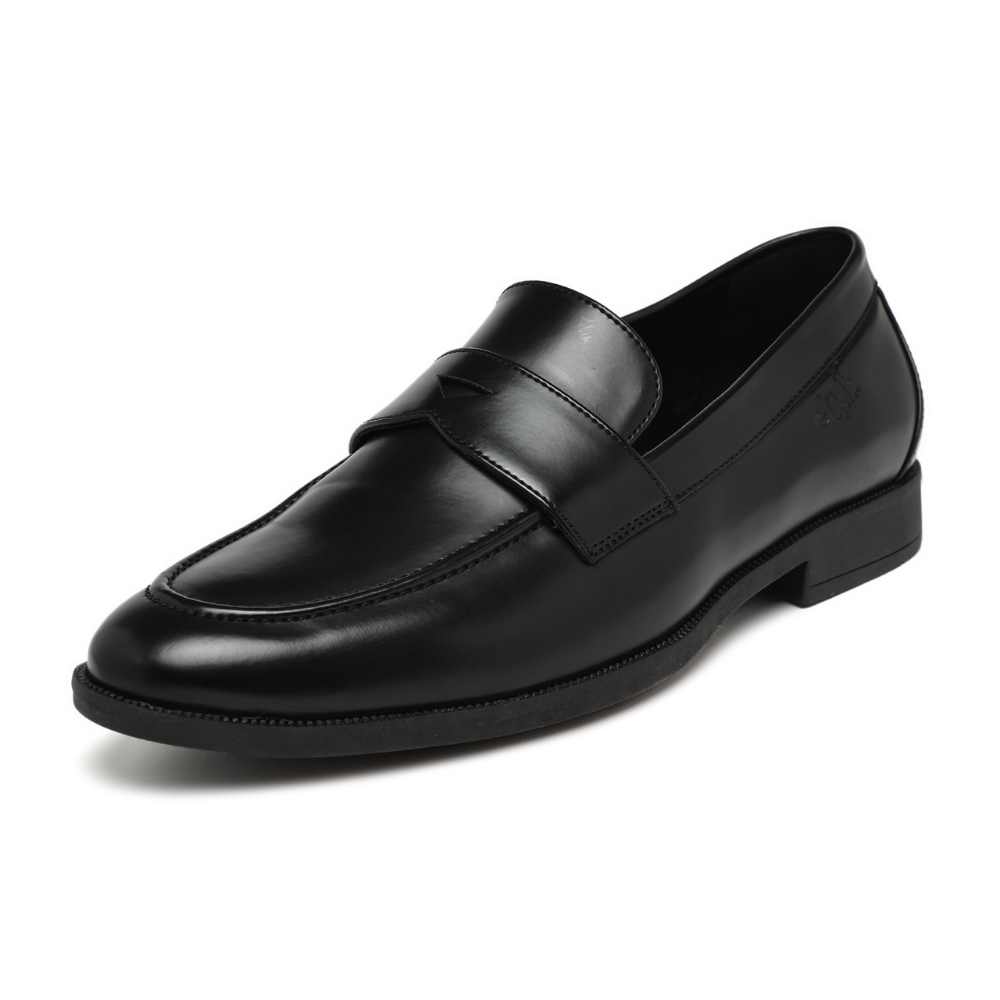 Simplicist Black Penny Loafers