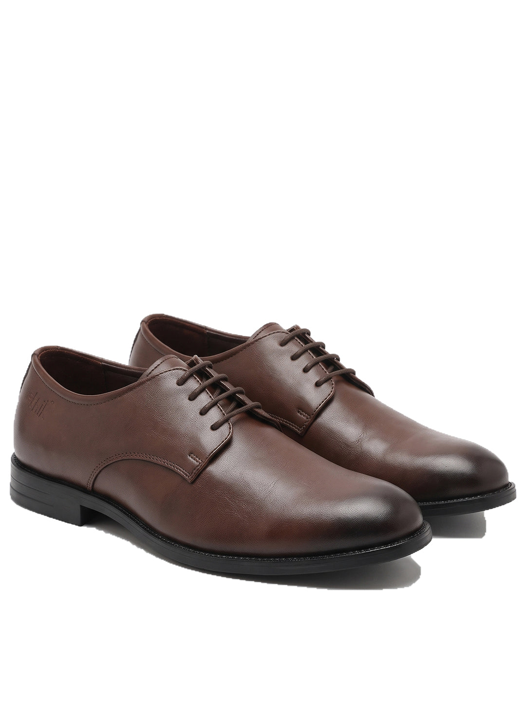 Bread N Butter Brown Derby Formal Shoes