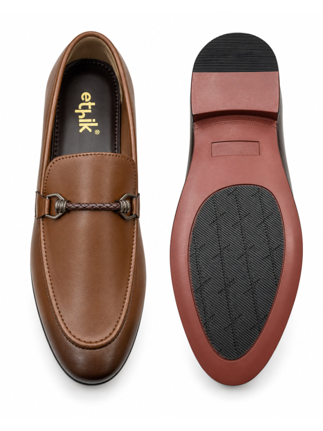 XFactr Brown Bit Loafers