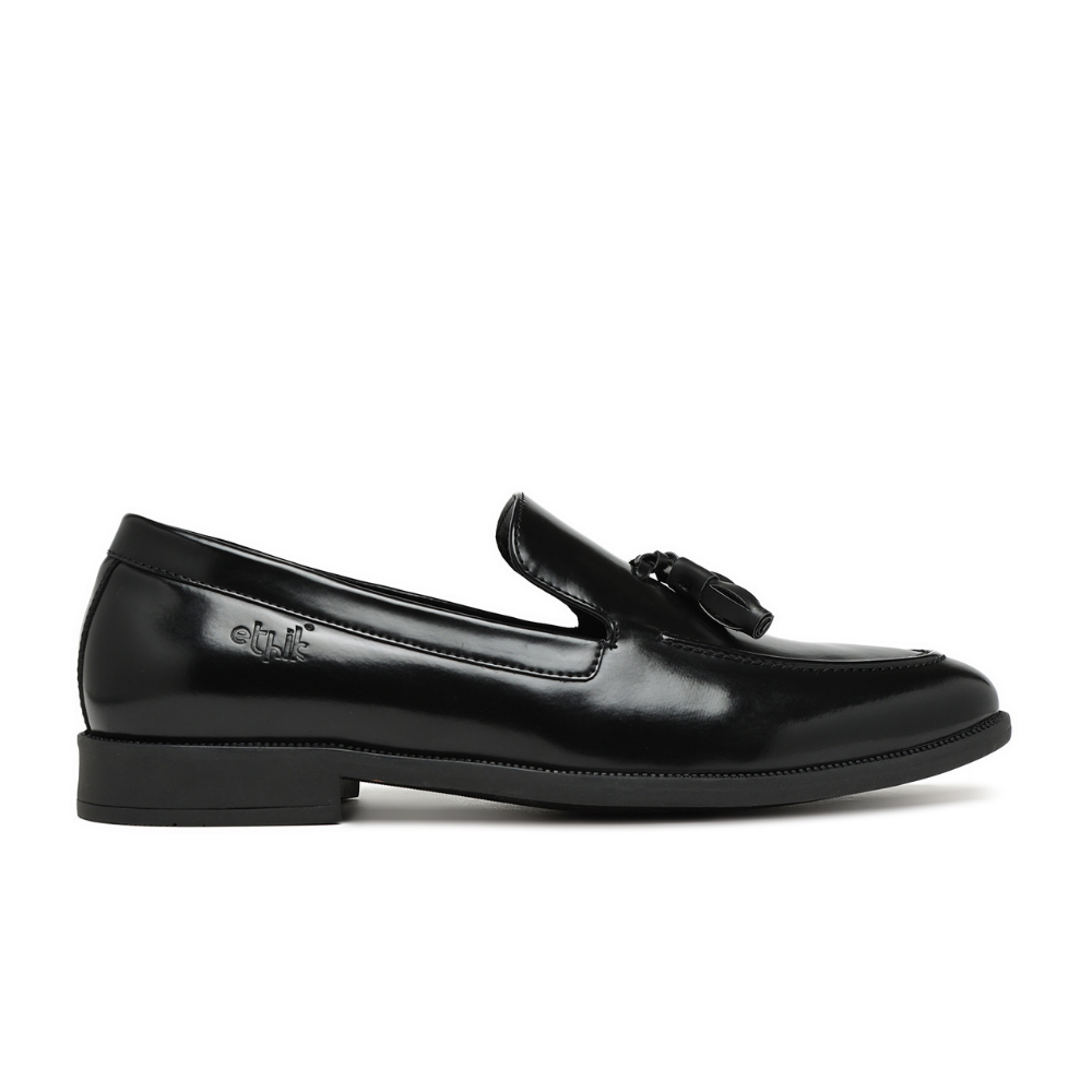Tassio Olive Tassel Loafers