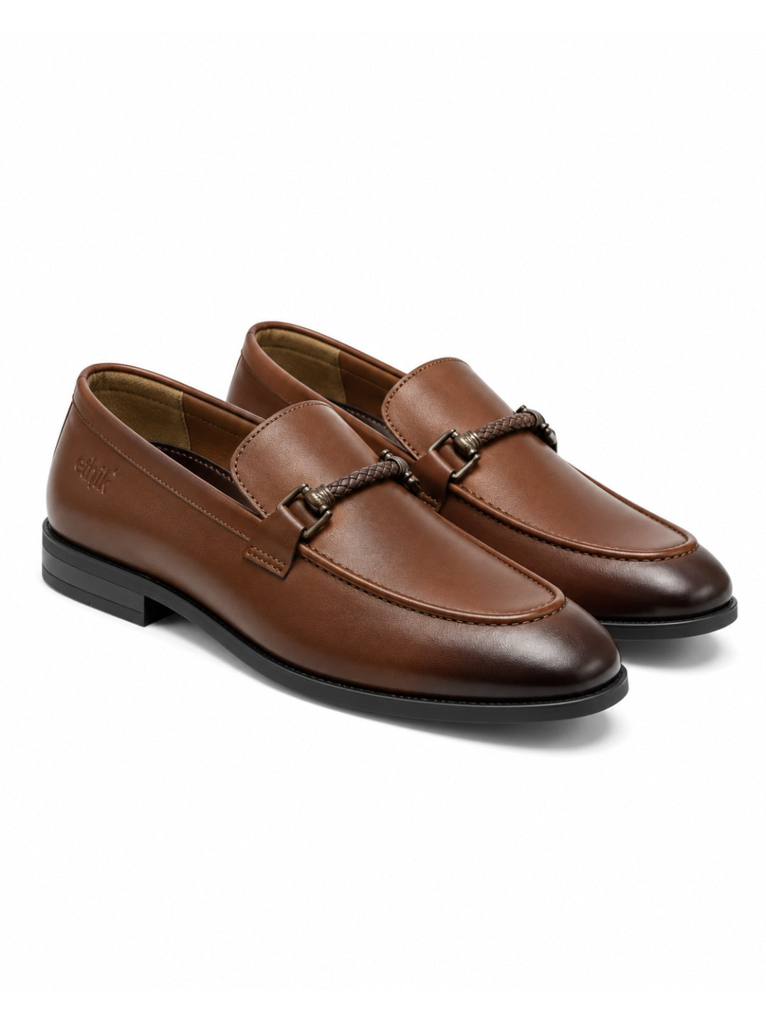 XFactr Brown Bit Loafers