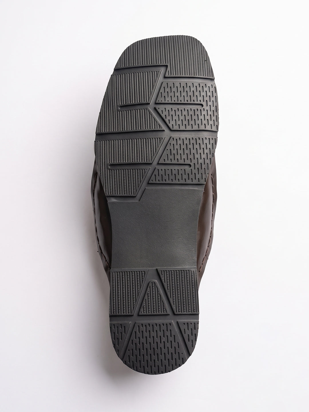 Ethik Raajtilak Brown Kolhapuri-Style Chappal for Men