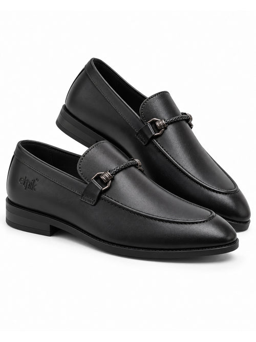 XFactr Black Bit Loafers