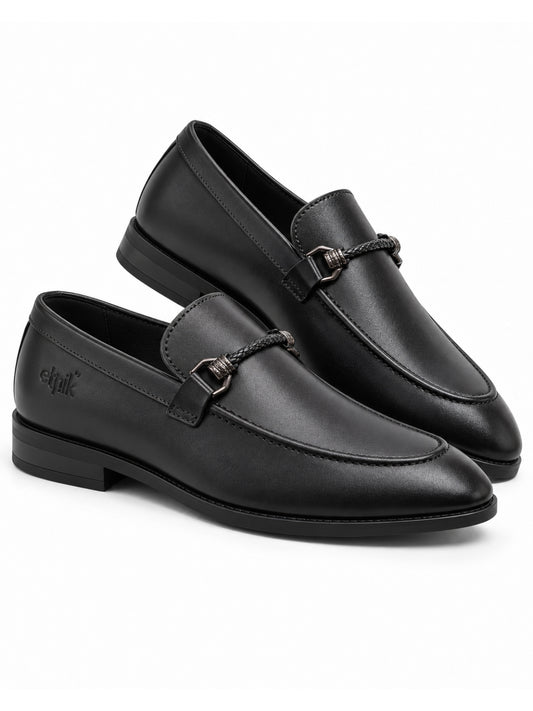XFactr Black Bit Loafers