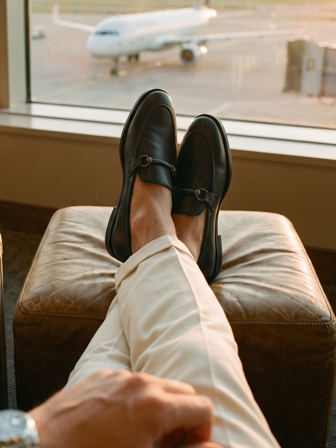 XFactr Black Bit Loafers