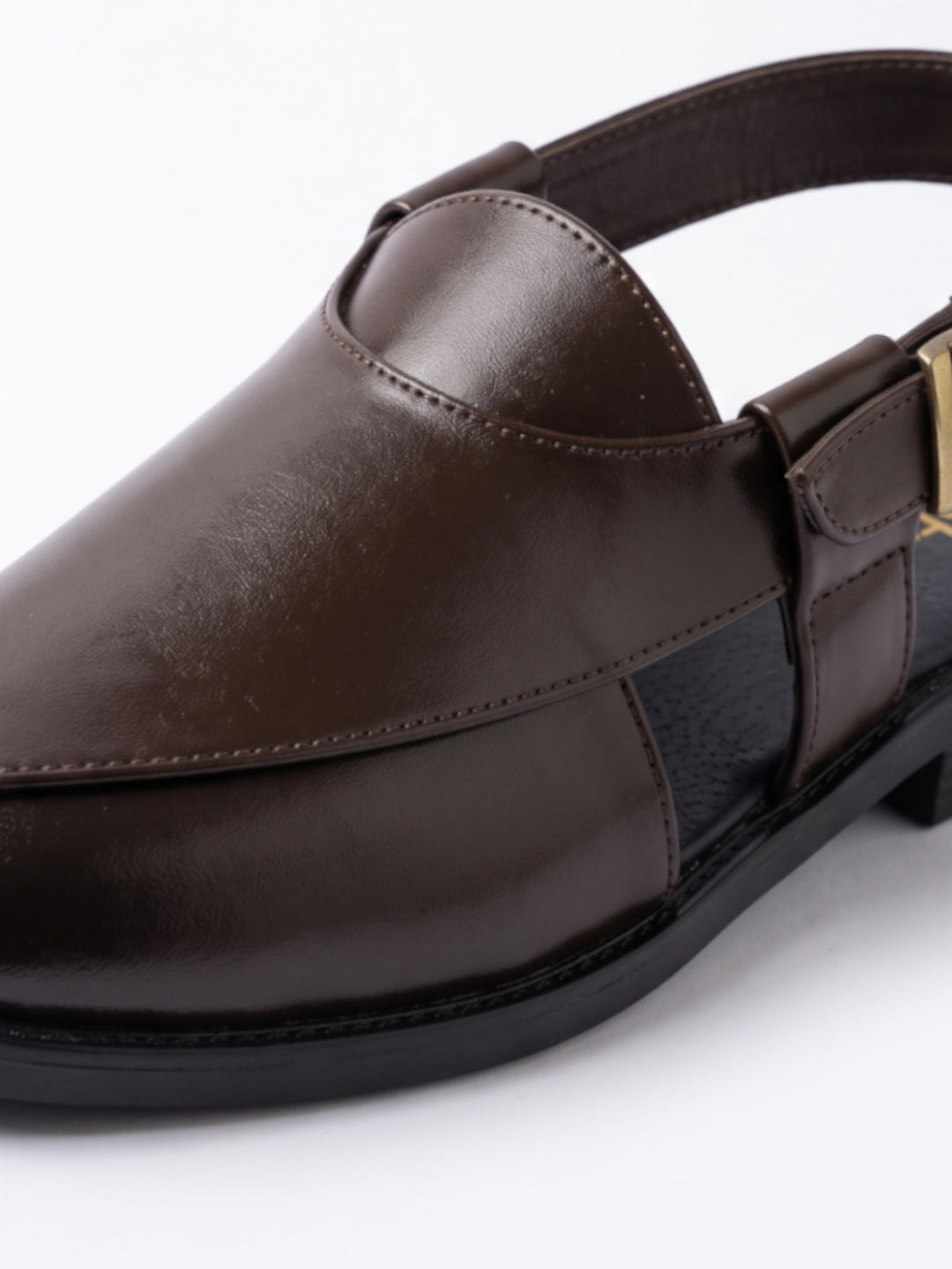 Ethik Utsav Brown Peshawari Sandal for Men