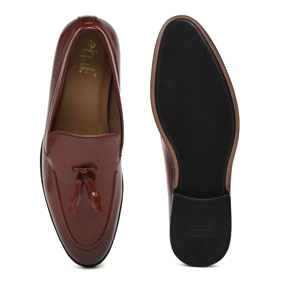 Tassio Tan Tassel Loafers