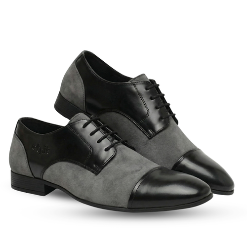 CapToe Derby – Black & Grey