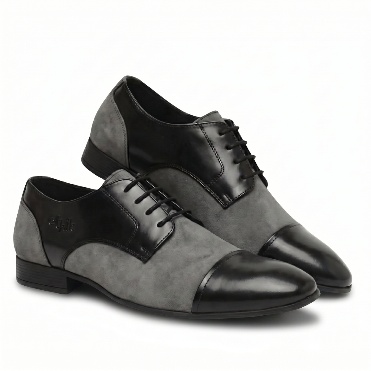 CapToe Derby – Black & Grey
