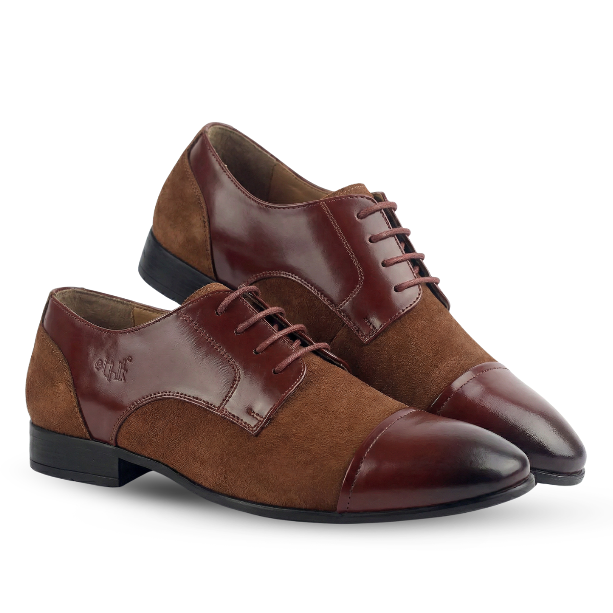 CapToe Derby – Brown & Tan