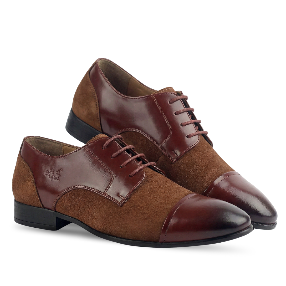 CapToe Derby – Brown & Tan