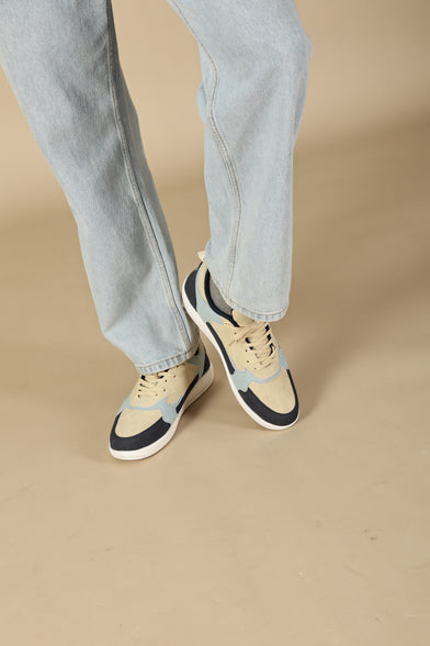 Men’s Casual Sneakers for Daily Wear – Vegan Leather | Ethik offcode Ice Blue