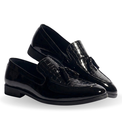 Tassio Patent Black