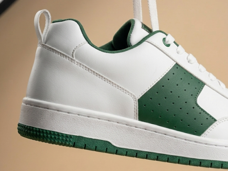 Ace Green Panel Sneakers