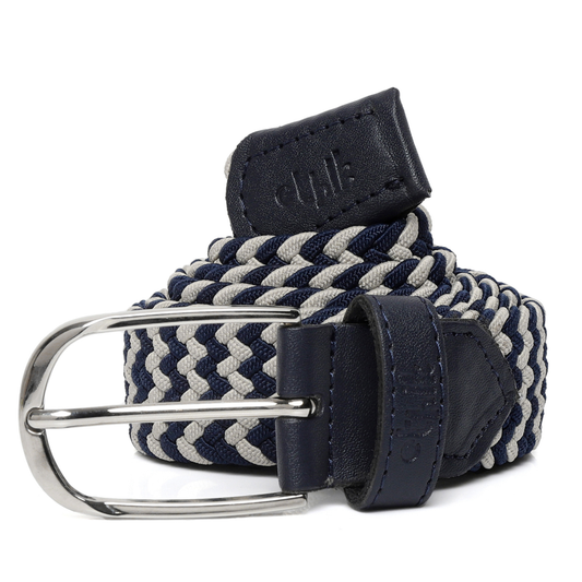 Urban Braid - Blue & White - Nickel