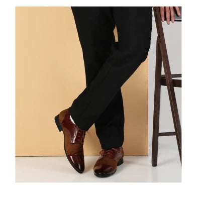 CapToe Derby – Brown & Tan