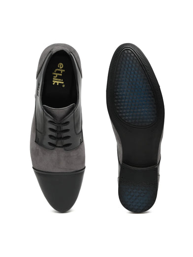 CapToe Derby – Black & Grey