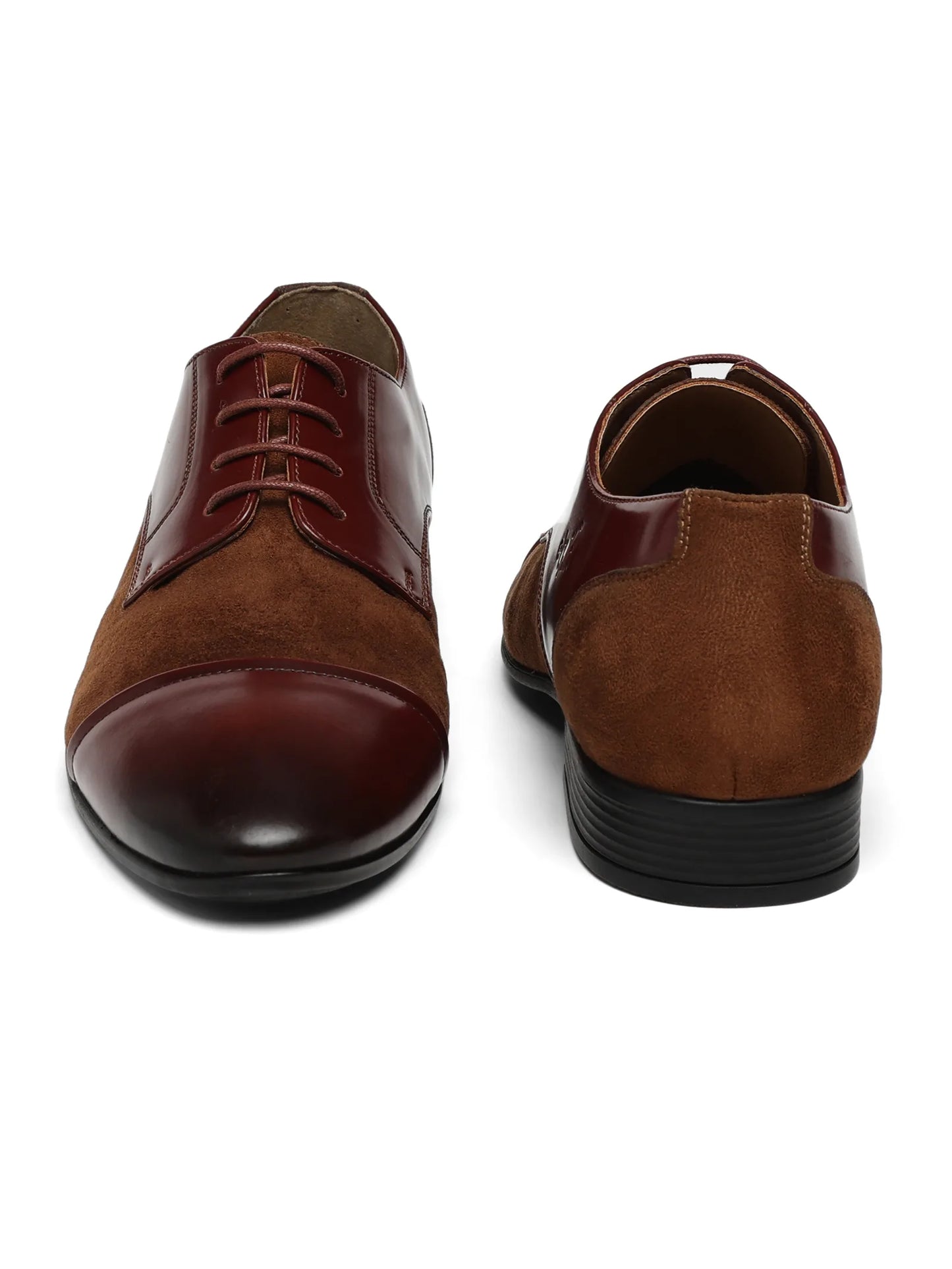 CapToe Derby – Brown & Tan