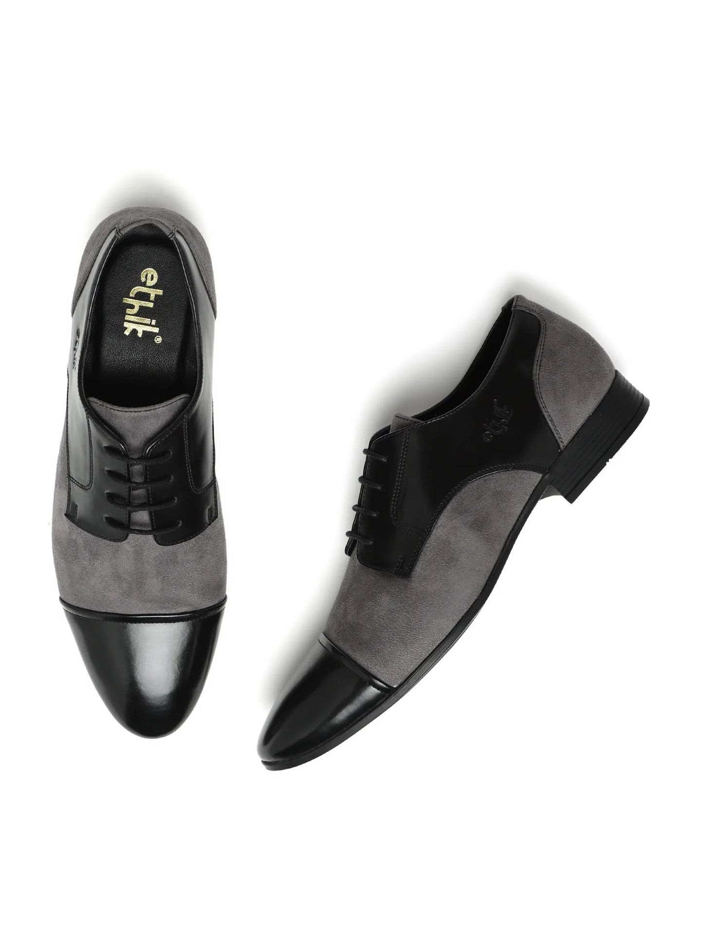 CapToe Derby – Black & Grey