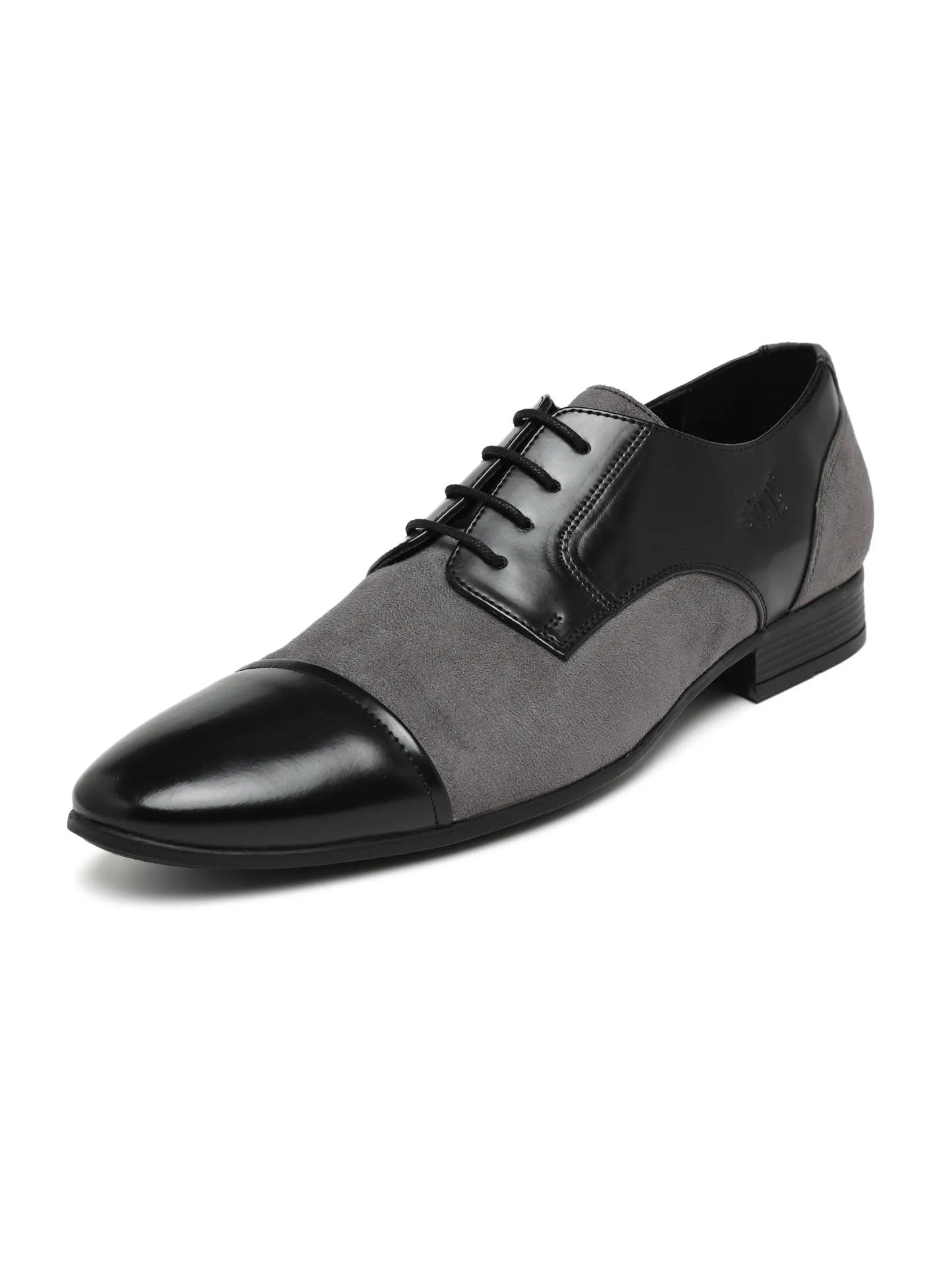 CapToe Derby – Black & Grey