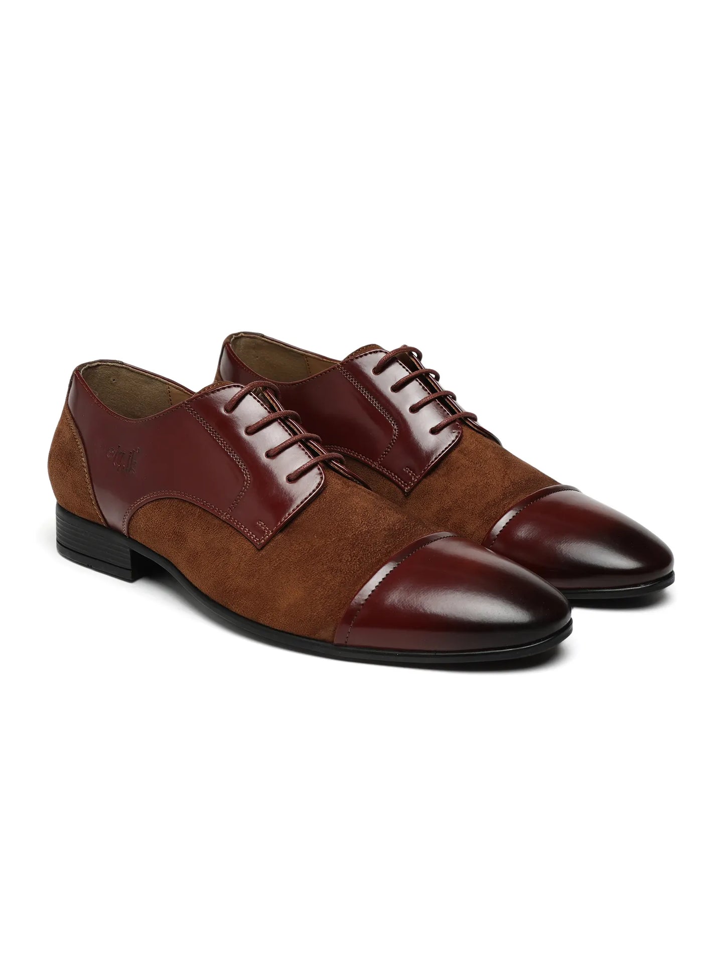 CapToe Derby – Brown & Tan