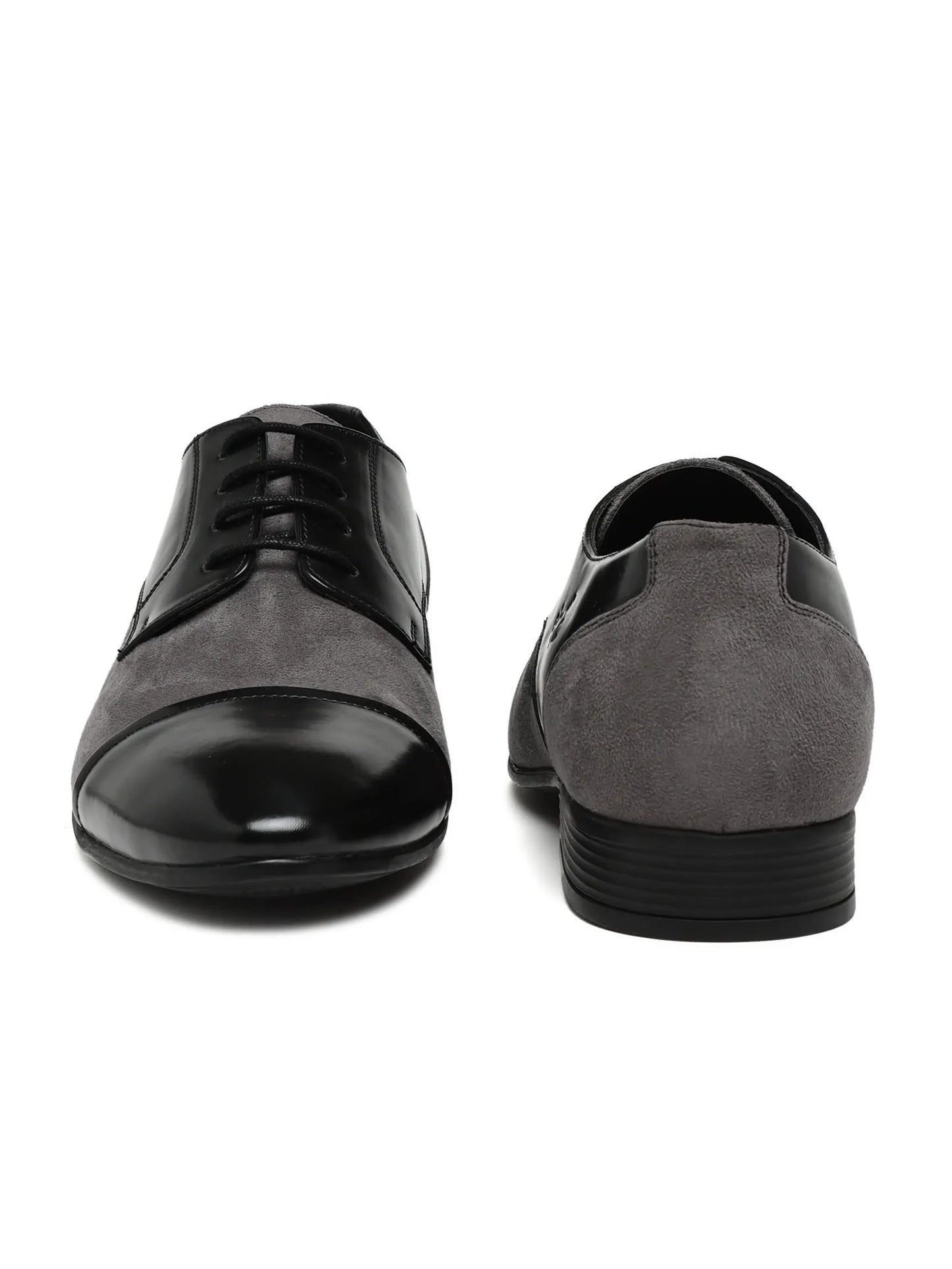 CapToe Derby – Black & Grey