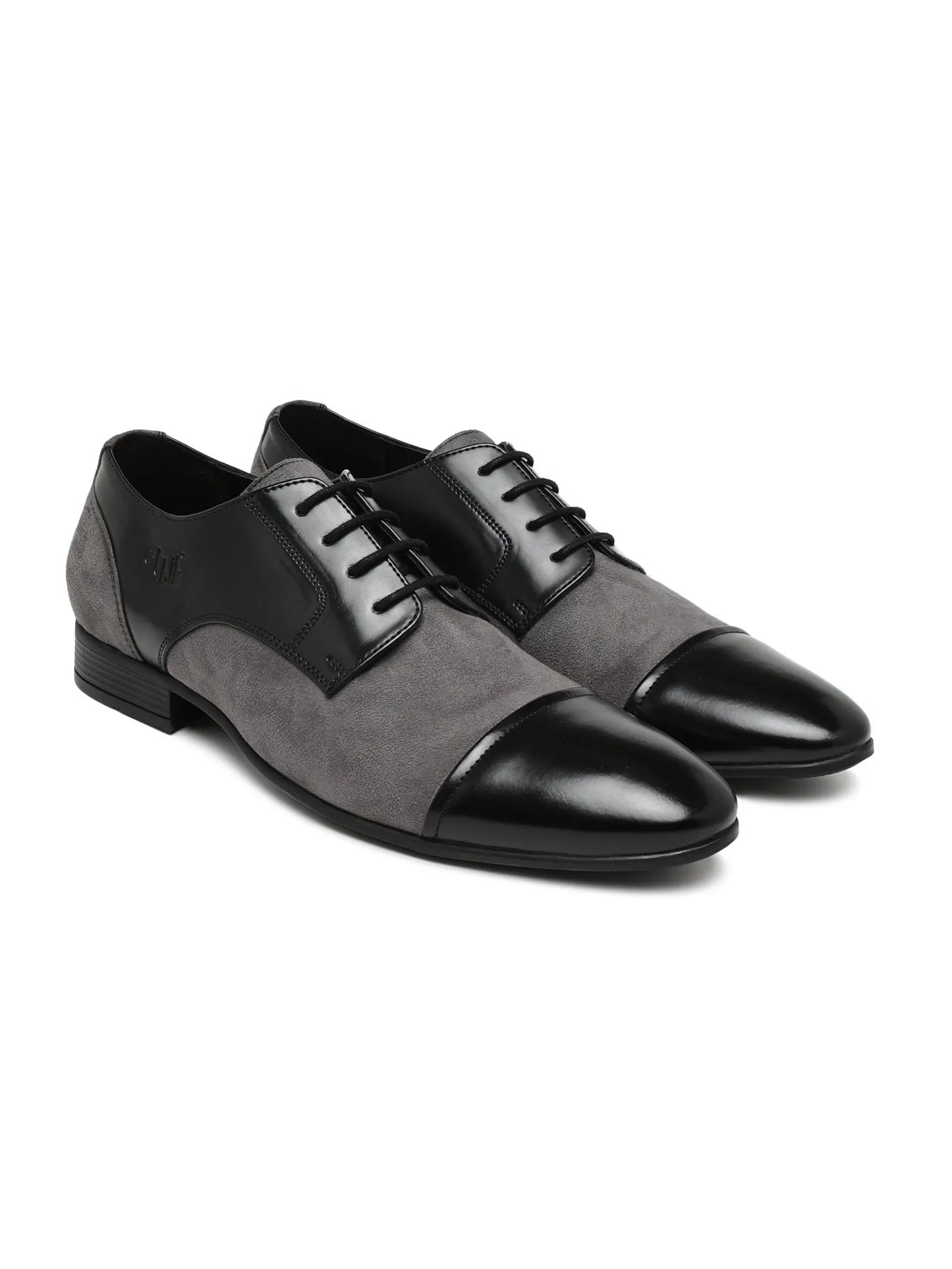 CapToe Derby – Black & Grey