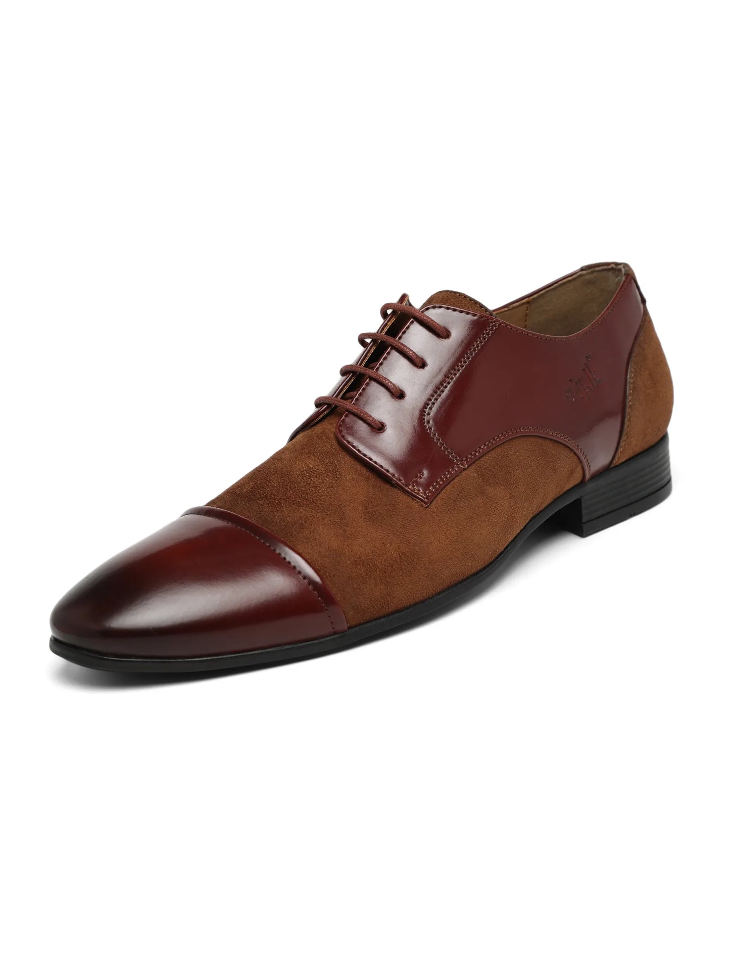 CapToe Derby – Brown & Tan